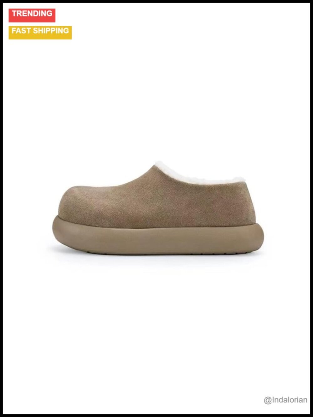 Genuine Suede Waterproof Platform Snow Boots Ankle Winter Boots